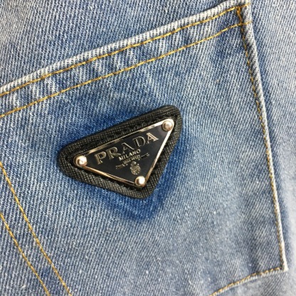 P style Denim Strap Skirt-Luxeon