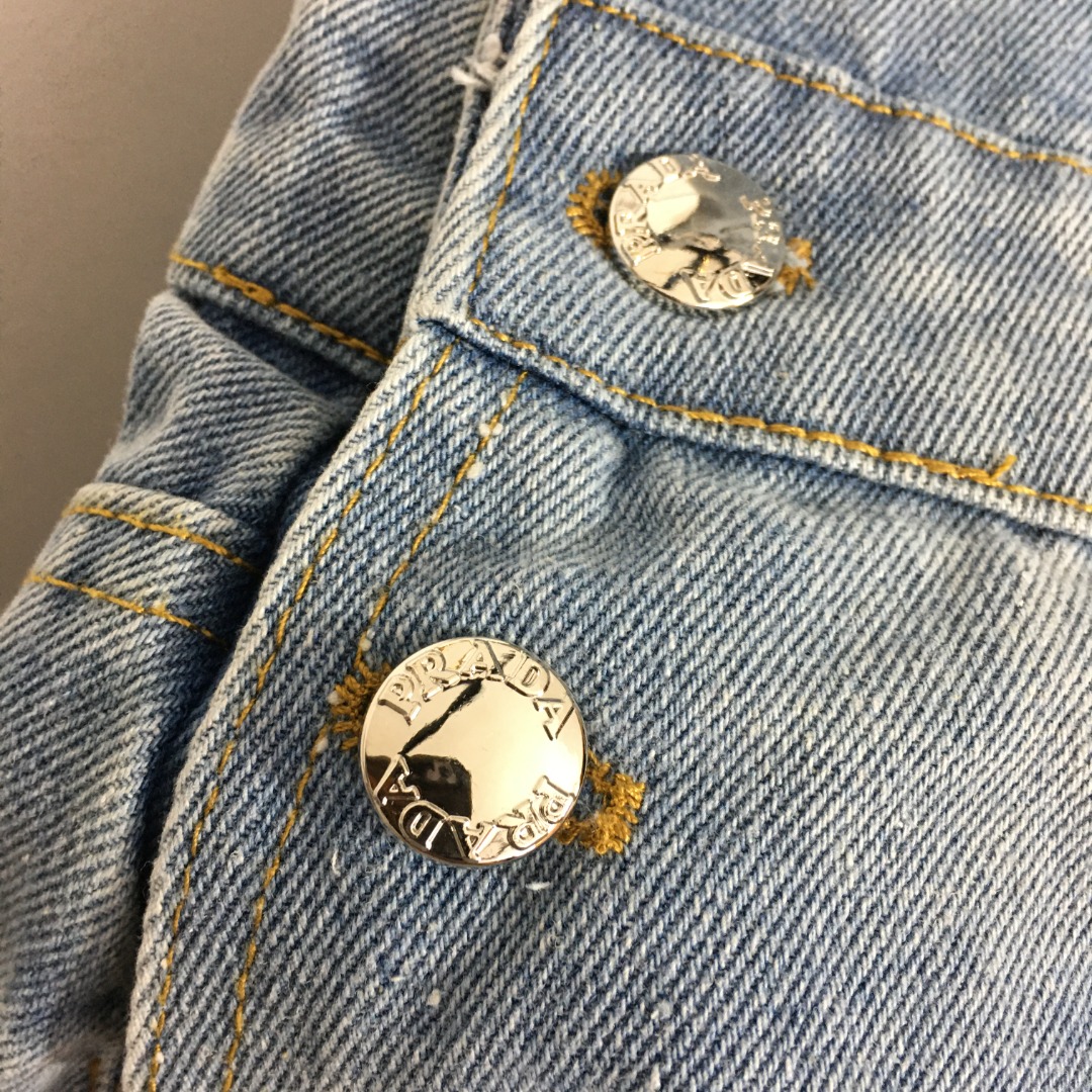 P style Denim Strap Skirt-Luxeon