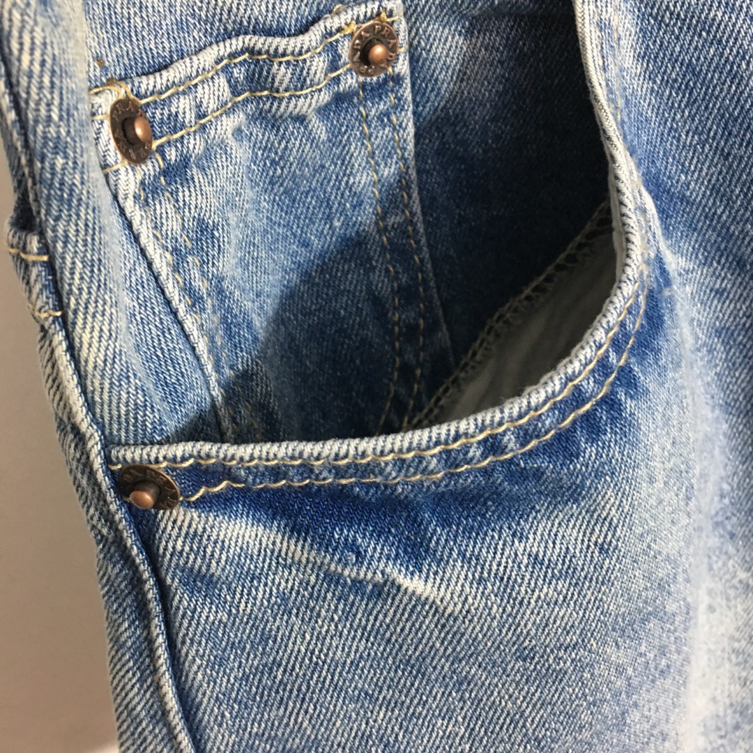 P style High Waist Denim Shorts-Luxeon