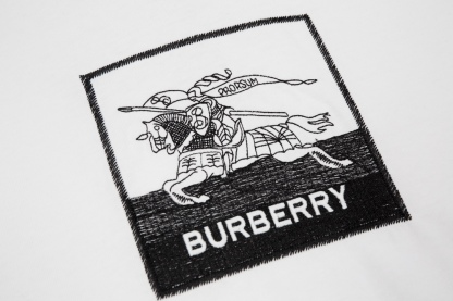Burberry Summer Warhorse Embroidered Short Sleeves-Luxeon