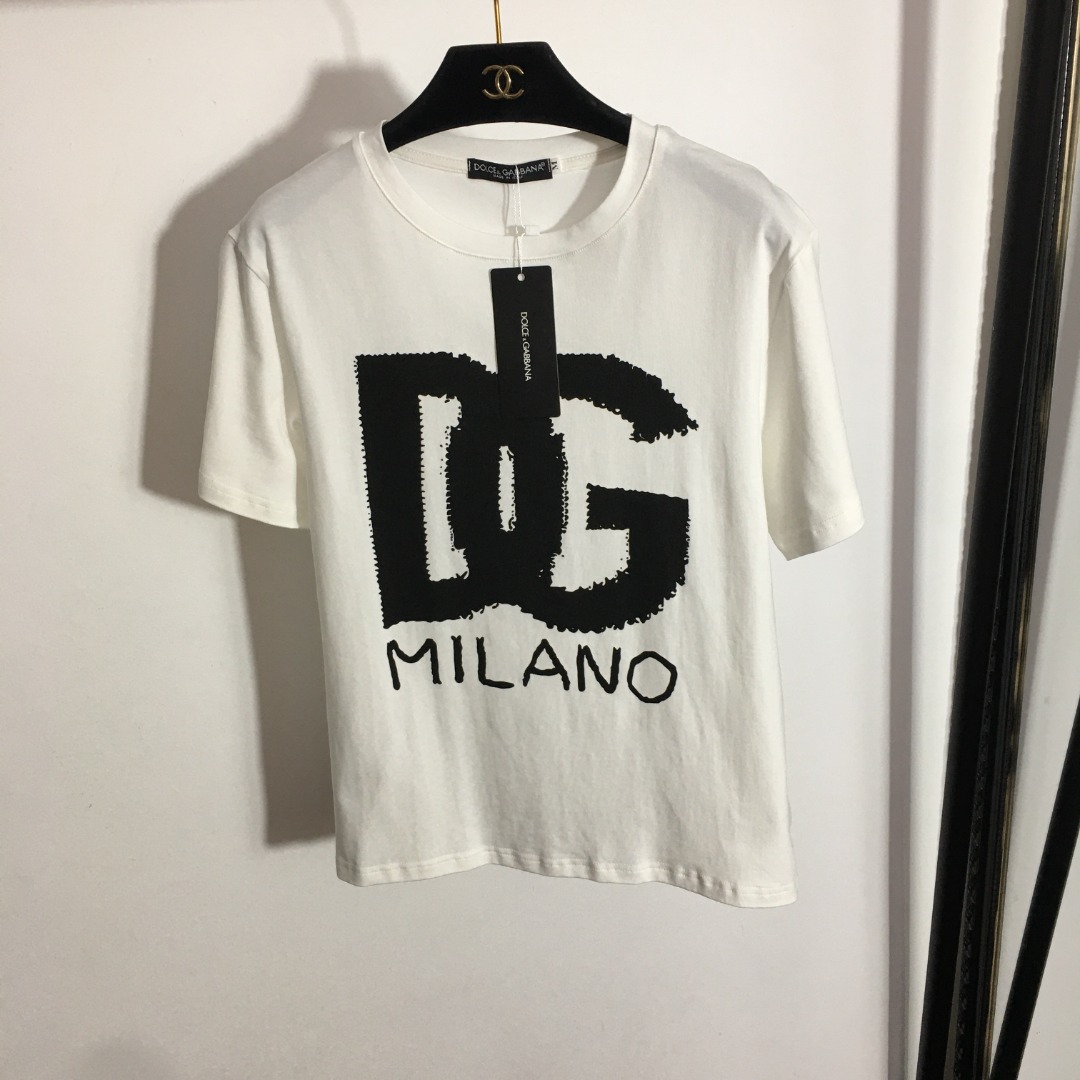D&G Letter T-shirt+casual pants-Luxeon