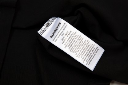 Burberry Oak Leaf Warhorse Short Sleeve Black White-Luxeon