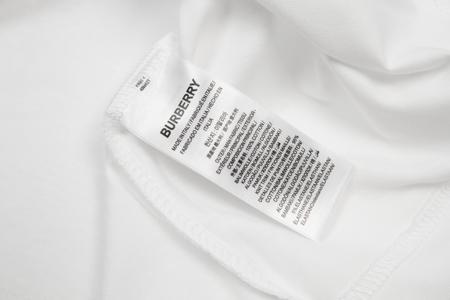 Burberry Oak Leaf Warhorse Short Sleeve Black White-Luxeon