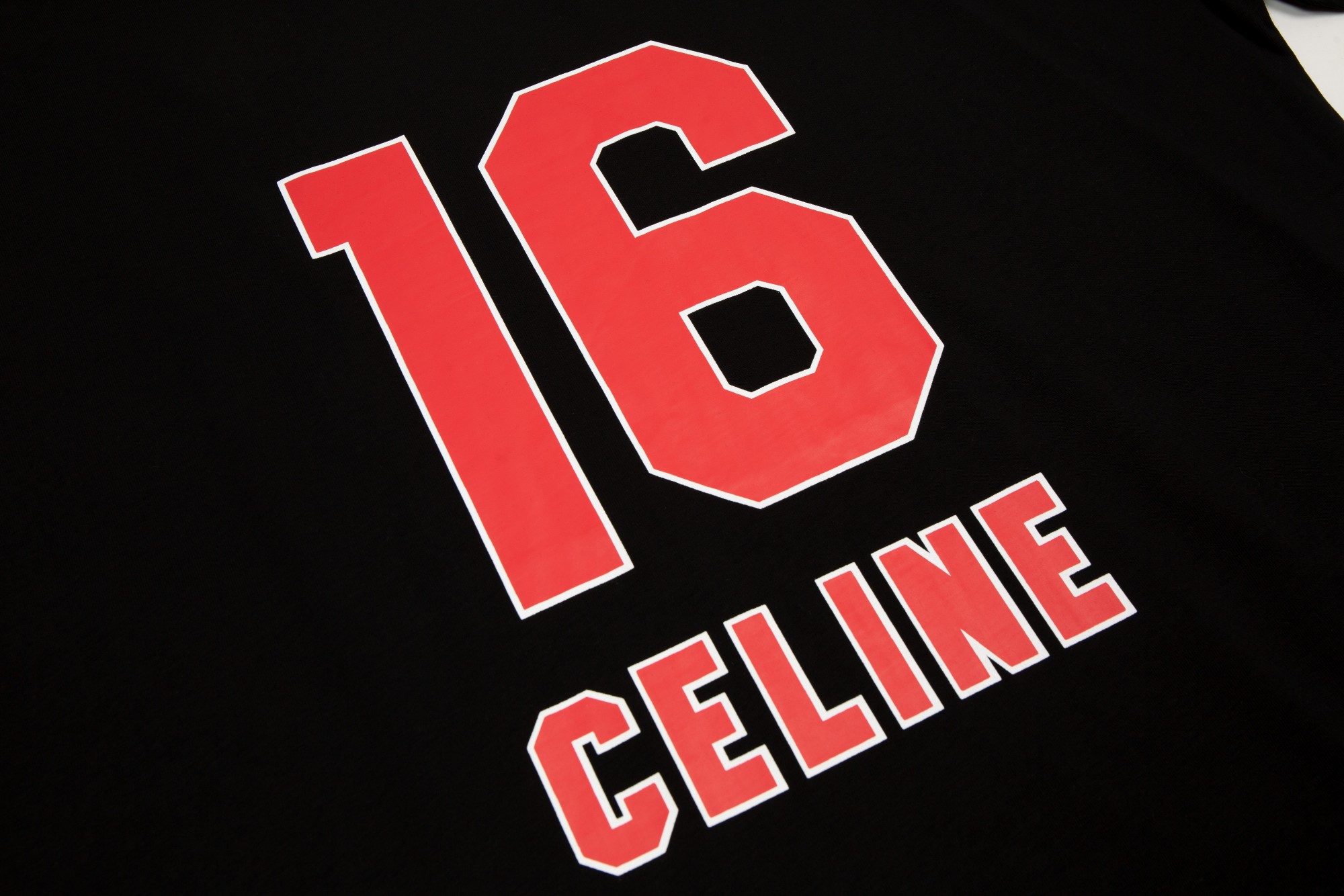 C style Letter Printing Short Sleeve Academy Style-Luxeon