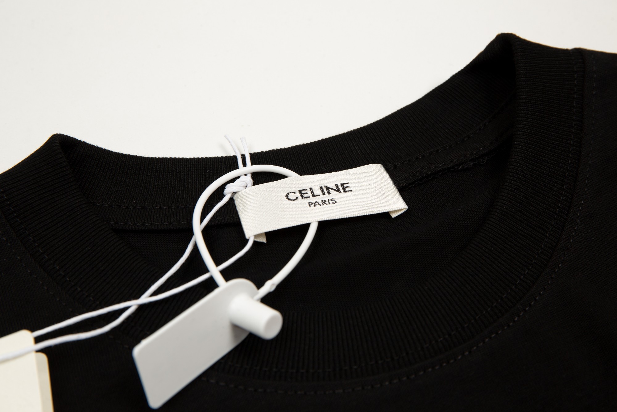 C style Letter Printing Short Sleeve Academy Style-Luxeon