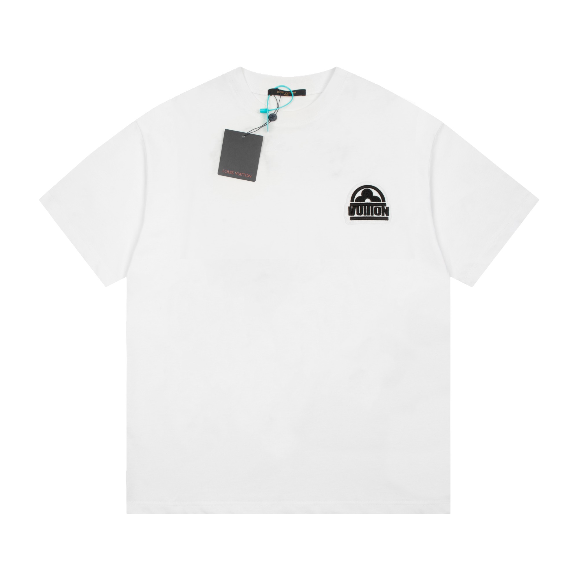 . Snowflake Embroidery Short Sleeve Black/White-Luxeon