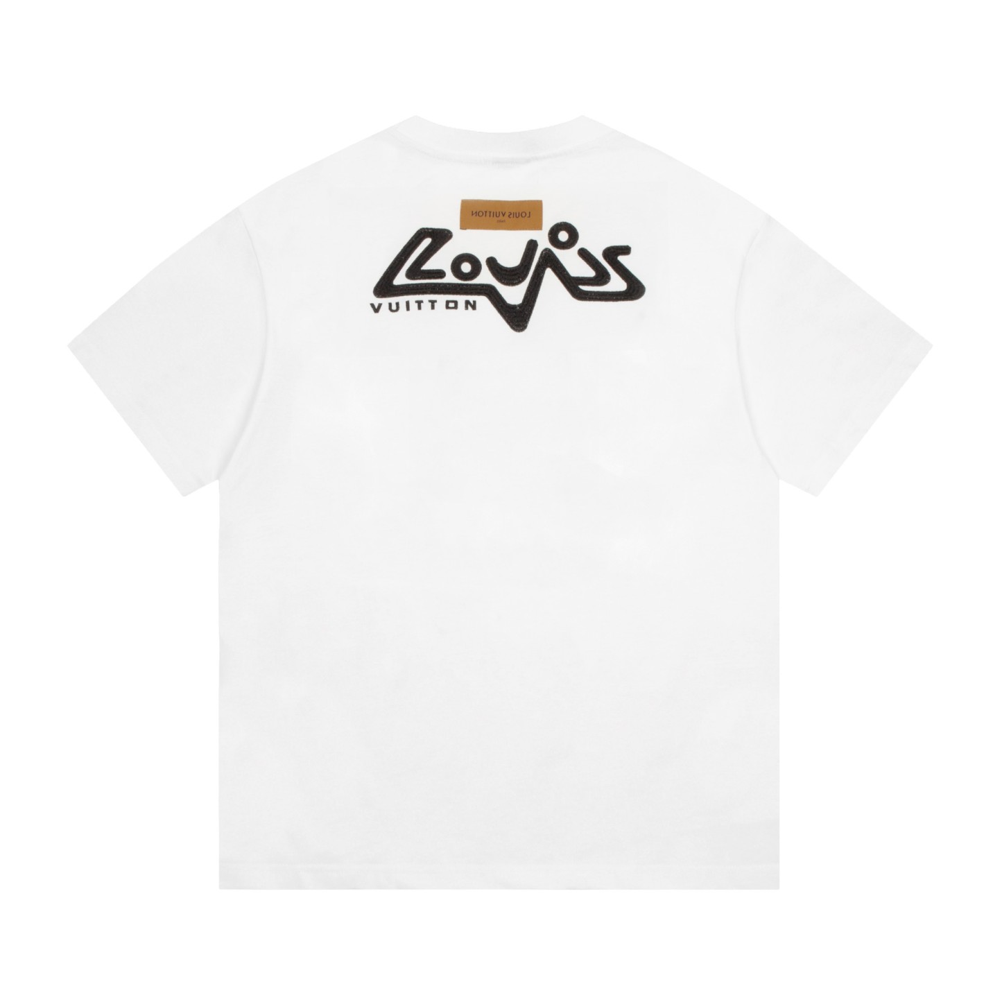 . Snowflake Embroidery Short Sleeve Black/White-Luxeon