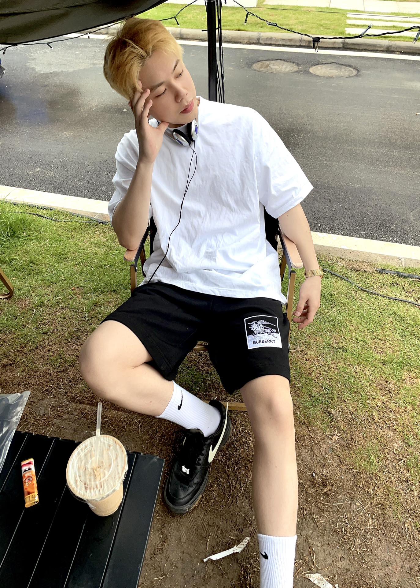 Burberry Warrior Horse Embroidered Shorts Summer-Luxeon