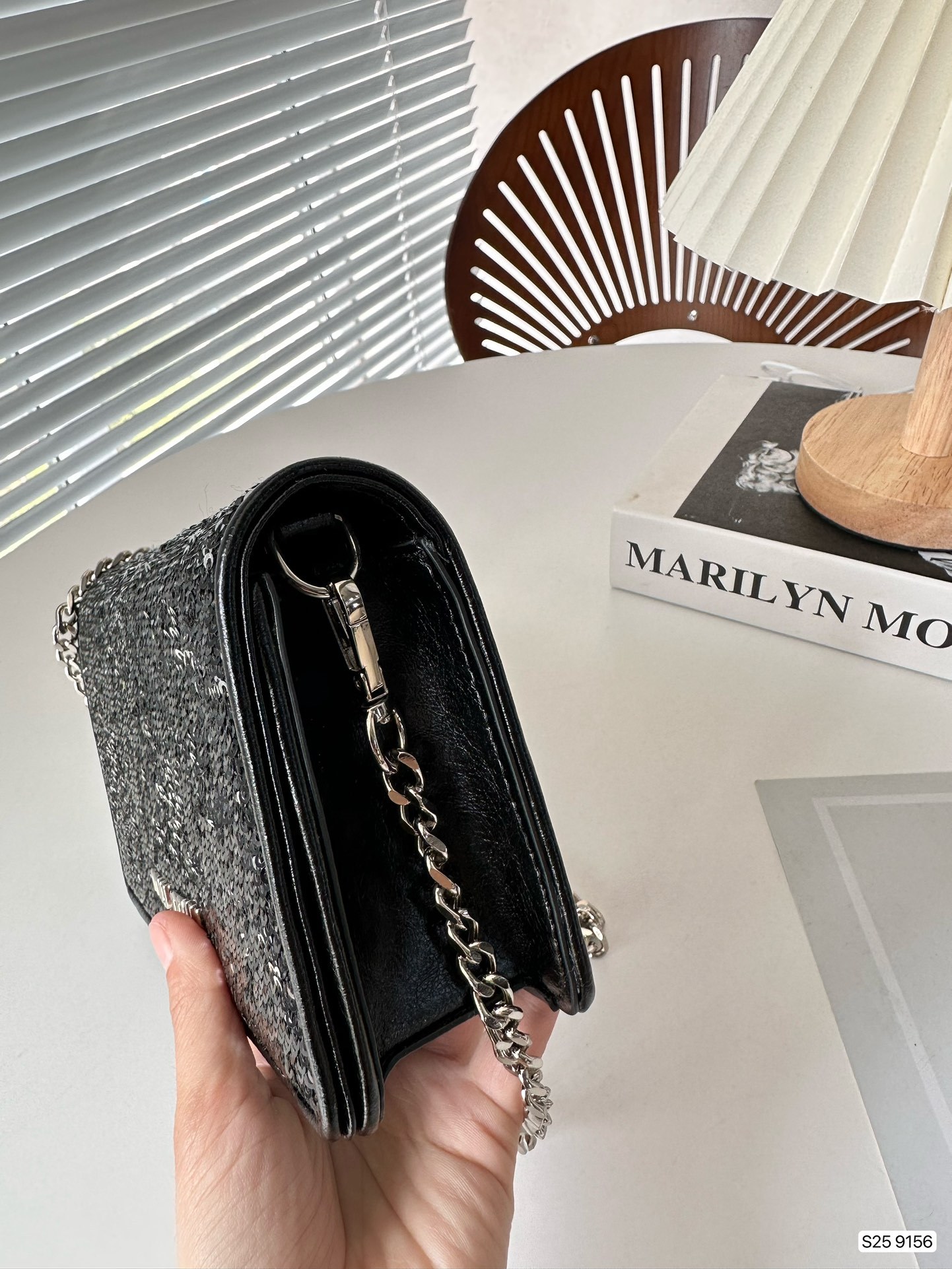 MiuMiu Sequin Chain Bag-Luxeon