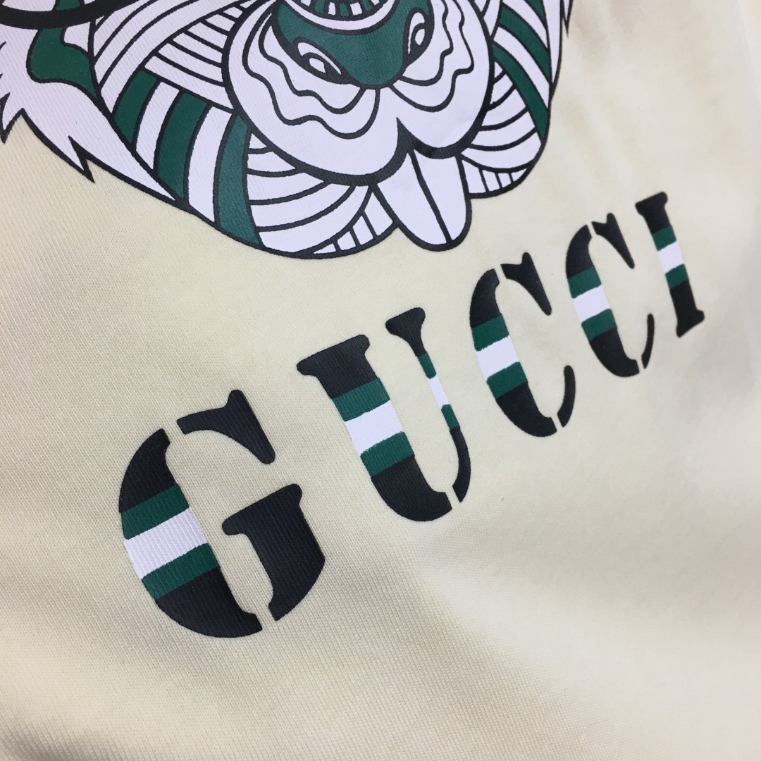 G style Glasses Bunny Print Cotton Short Sleeve T-shirt-Luxeon