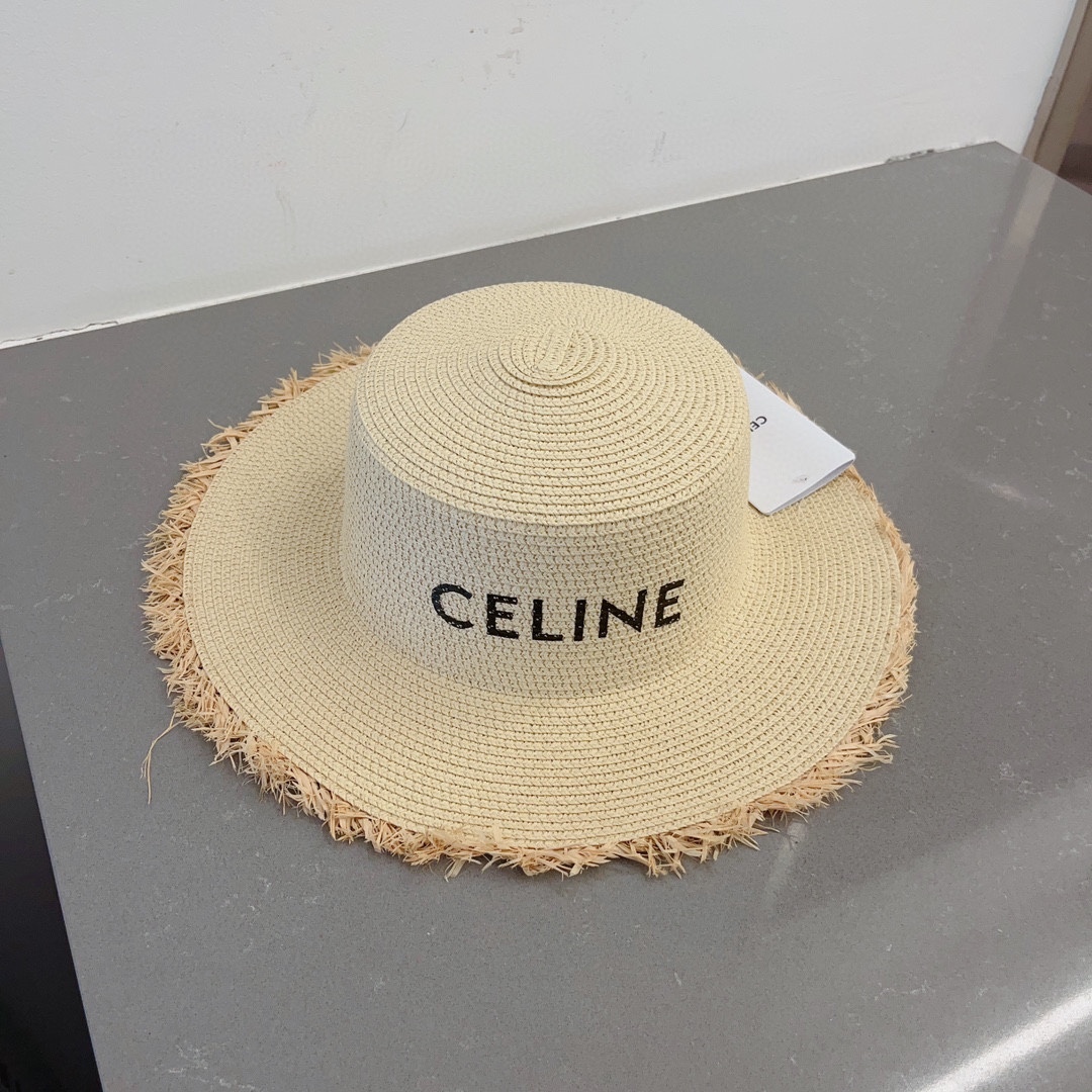 C style fashion straw hats-Luxeon