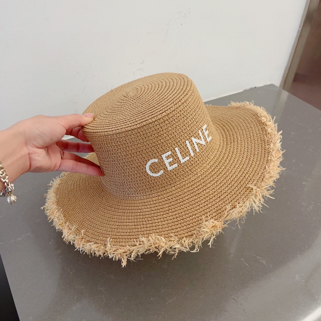 C style fashion straw hats-Luxeon