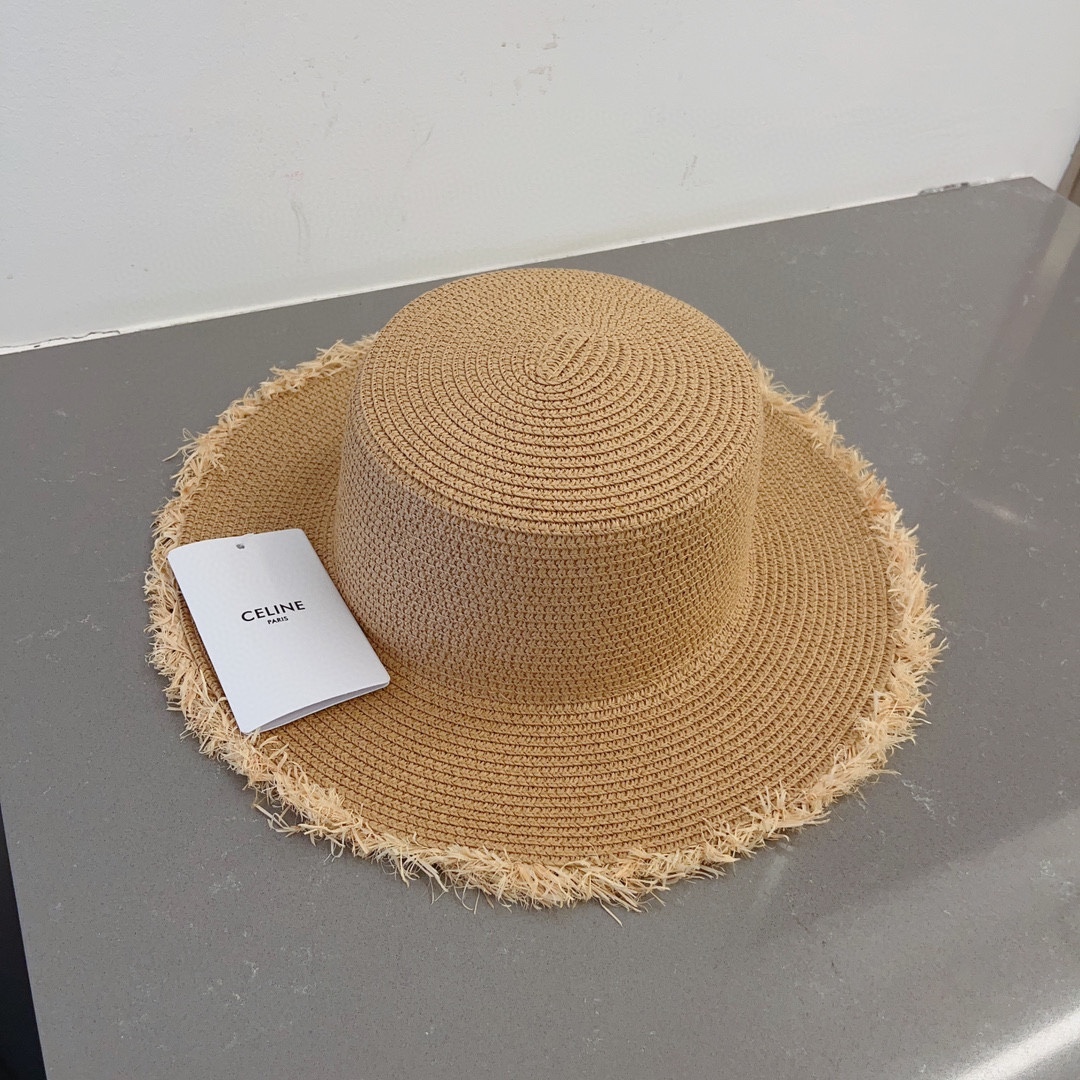 C style fashion straw hats-Luxeon