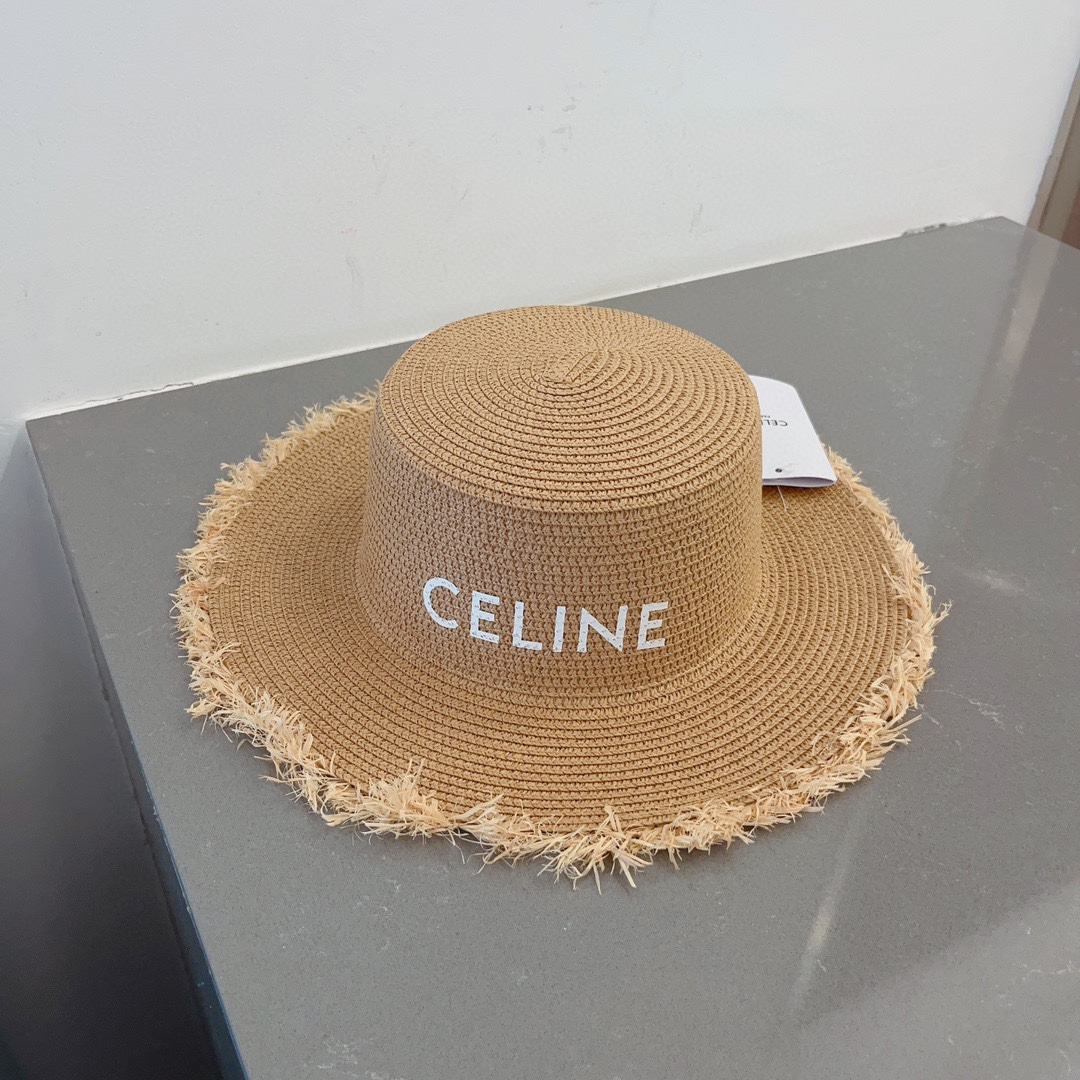 C style fashion straw hats-Luxeon