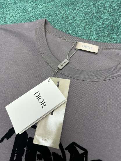 D style 2023 Summer Rib Crew Neck T-shirt-Luxeon