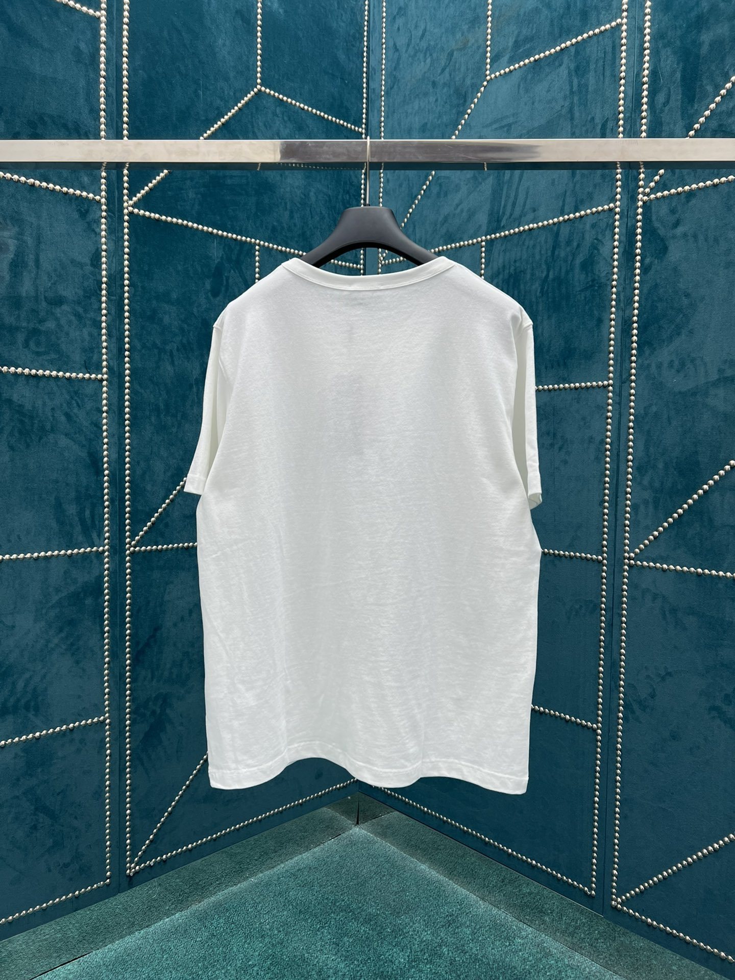 D style 2023 Summer Rib Crew Neck T-shirt-Luxeon