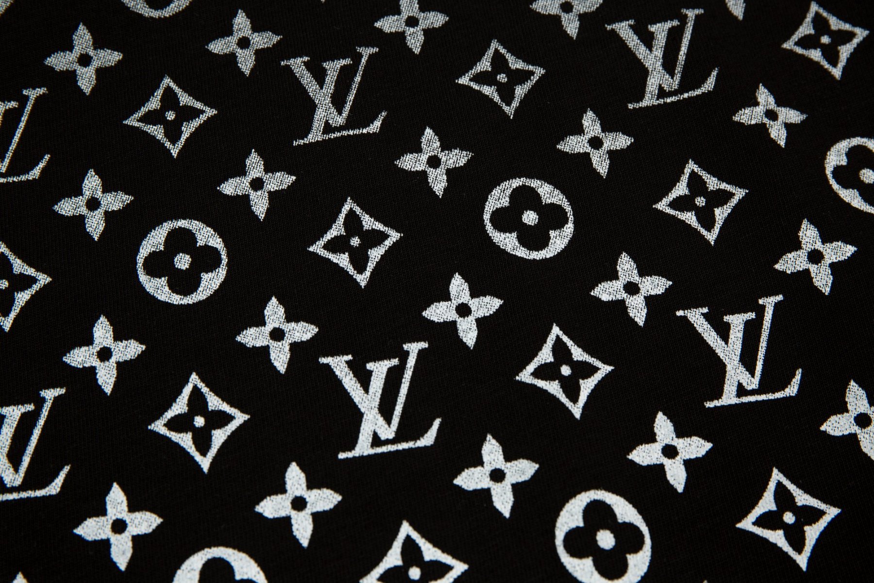 bag Gradient Print Short Sleeve Black/Green-Luxeon