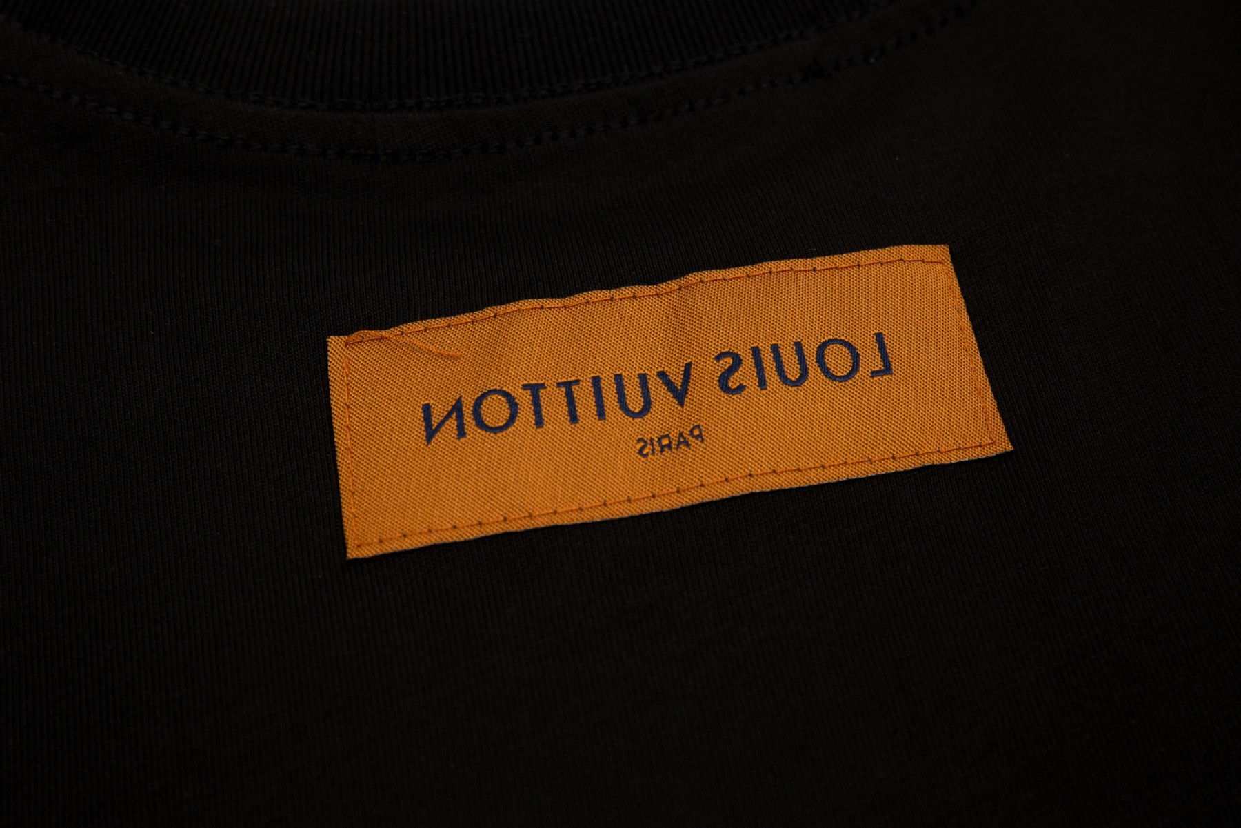 bag Gradient Print Short Sleeve Black/Green-Luxeon