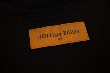 bag Gradient Print Short Sleeve Black/Green-Luxeon