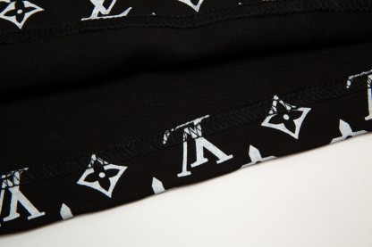 bag Gradient Print Short Sleeve Black/Green-Luxeon