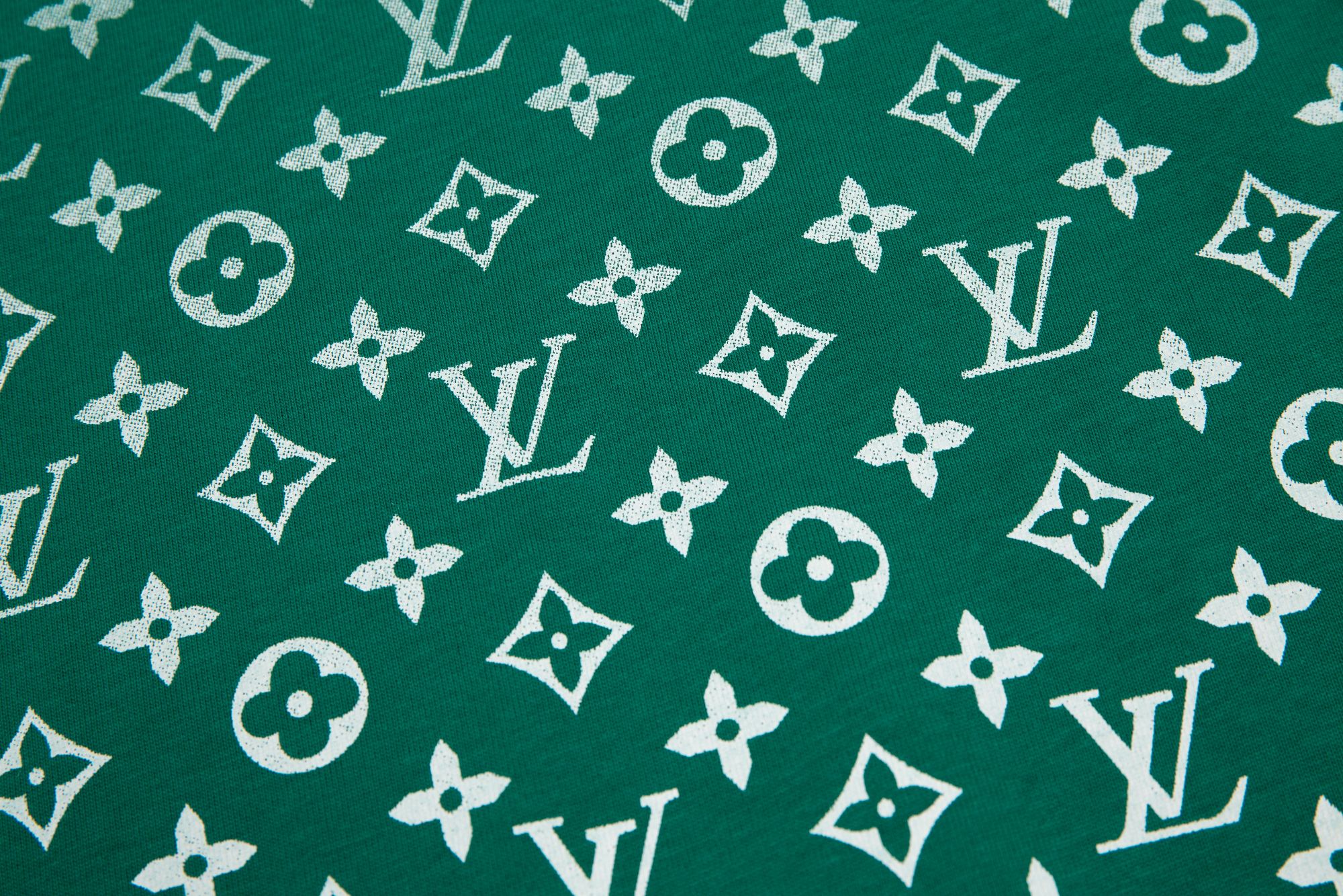 bag Gradient Print Short Sleeve Black/Green-Luxeon