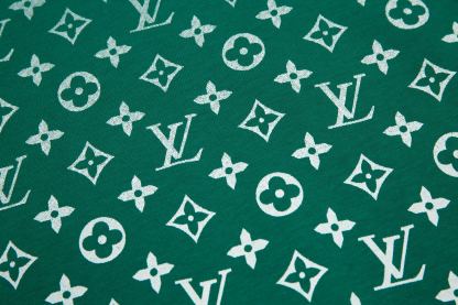 bag Gradient Print Short Sleeve Black/Green-Luxeon