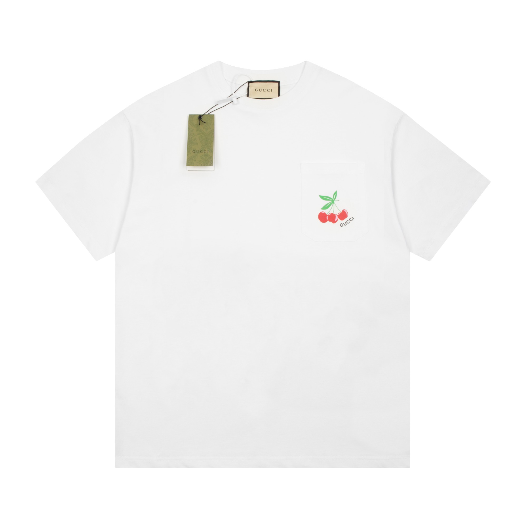 G style Cherry Pocket T-shirt-Luxeon