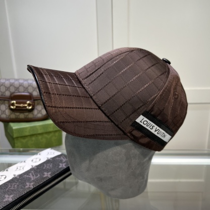 L style Fashion plaid baseball hats-Luxeon