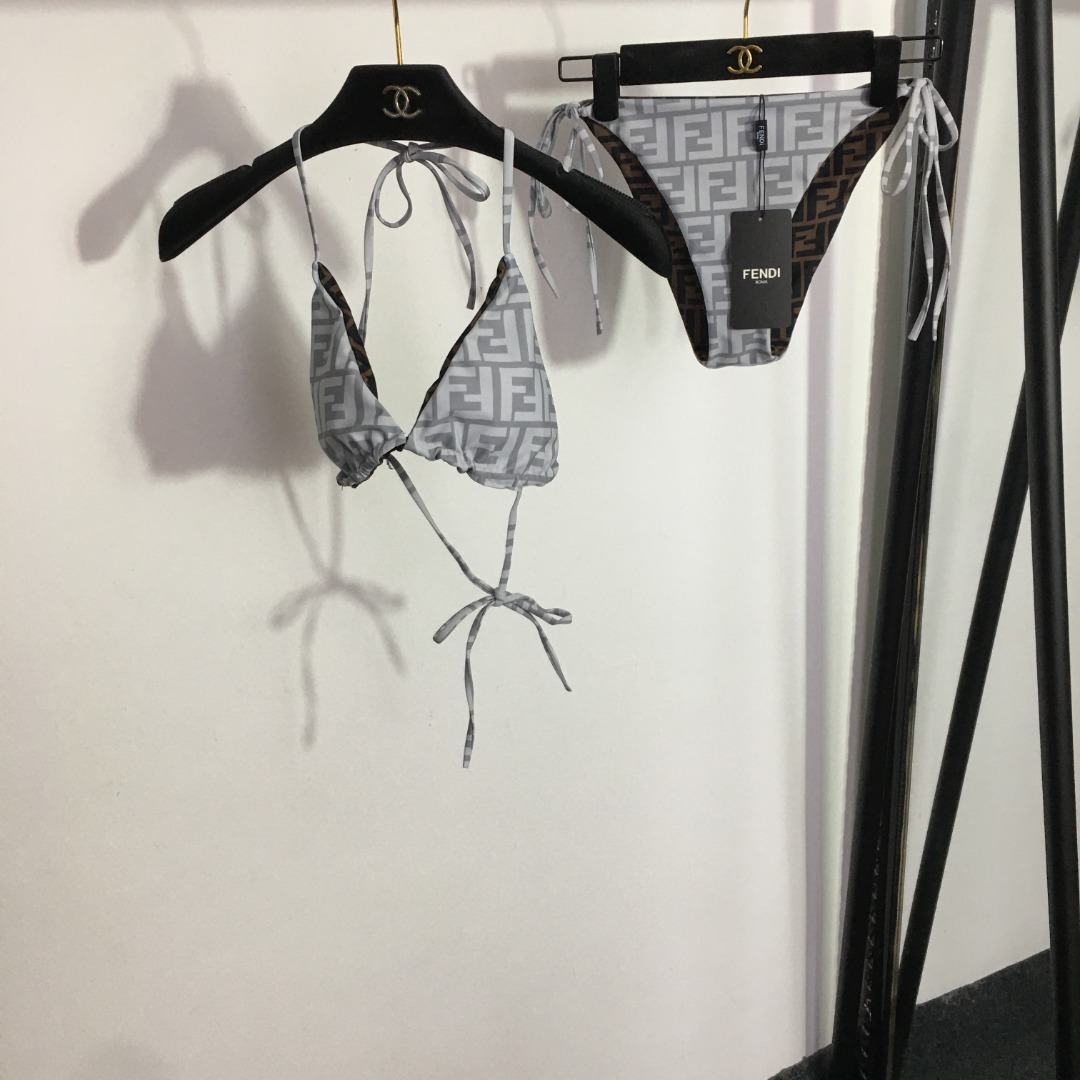 F style bikini one piece swimsuit-Luxeon