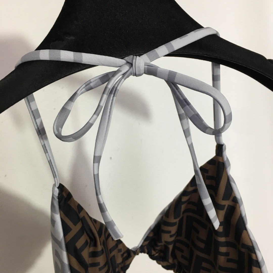 F style bikini one piece swimsuit-Luxeon