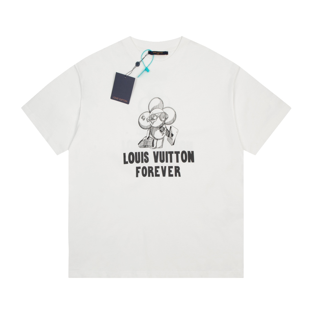 . Sunflower Limited Print Couple Short Sleeve T-shirt-Luxeon