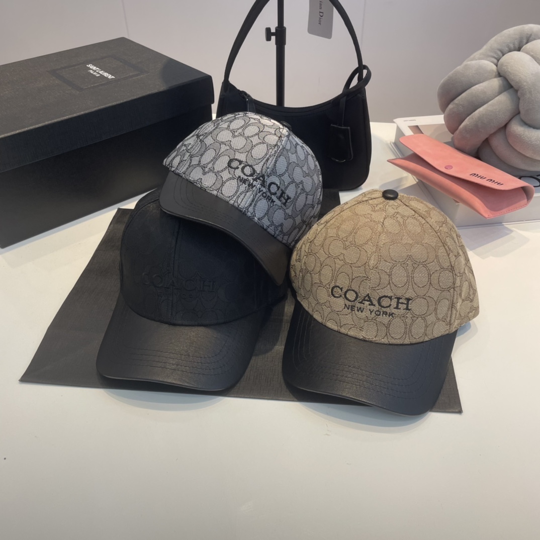COACH fashion baseball hats-Luxeon