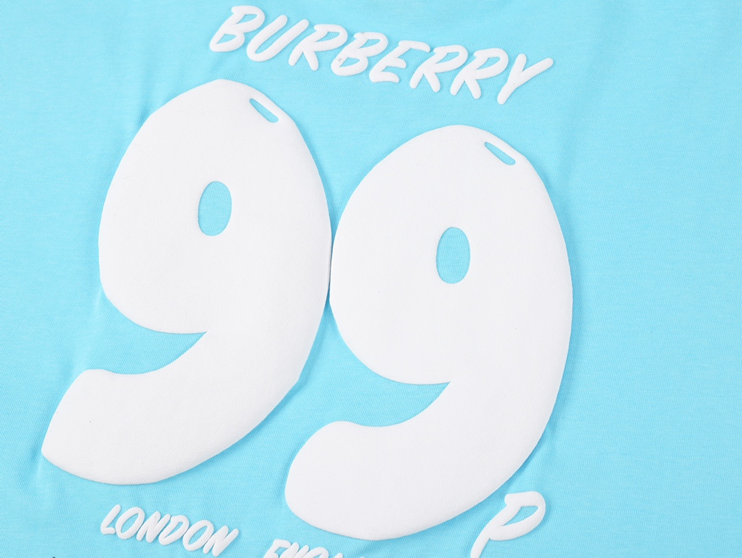 Burberry Ice Cream Round Neck Short Sleeve T-shirt-Luxeon