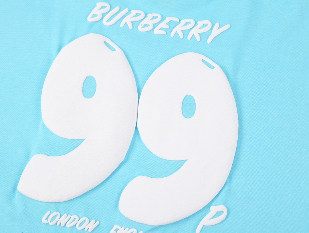 Burberry Ice Cream Round Neck Short Sleeve T-shirt-Luxeon