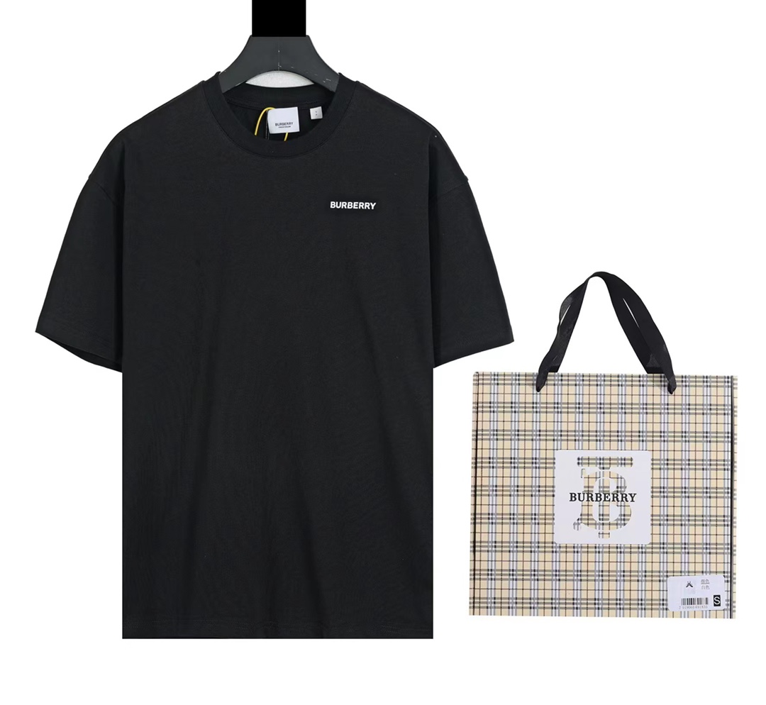 Burberry Ice Cream Round Neck Short Sleeve T-shirt-Luxeon