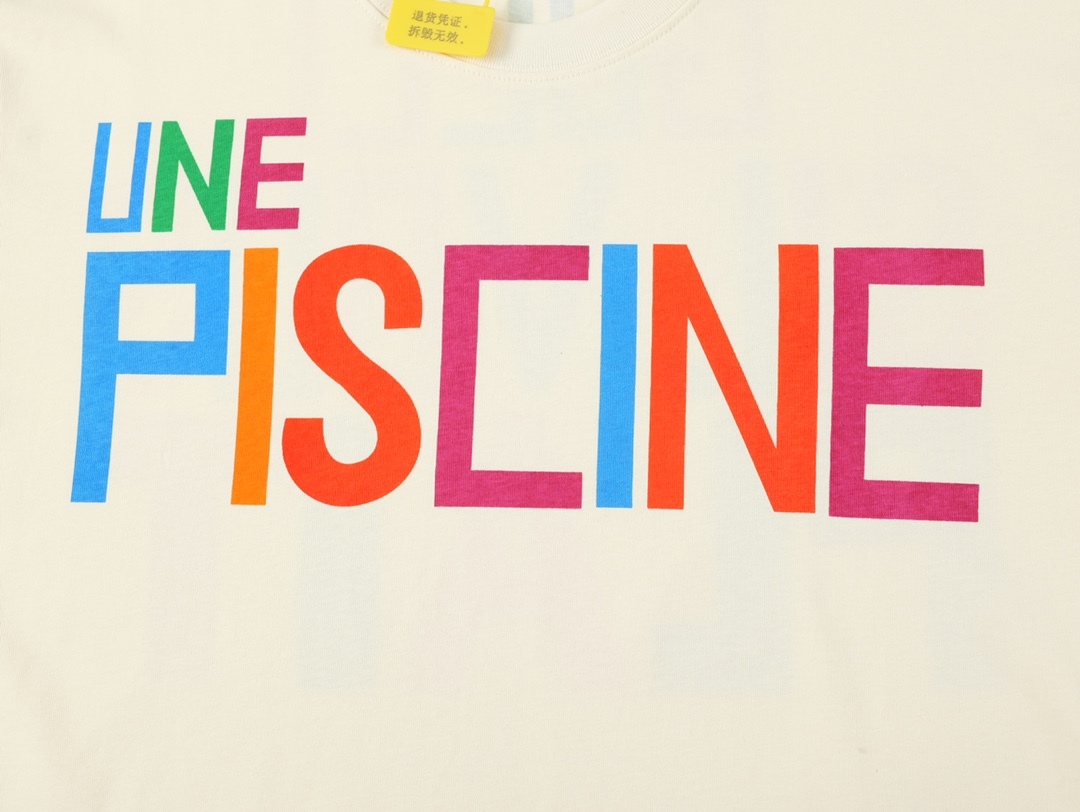 G style Colorful Letter Printing Short Sleeve T-shirt-Luxeon