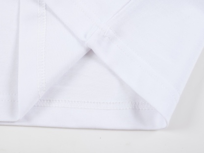 . Spring/Summer Monogram Flower Short Sleeve T-shirt-Luxeon