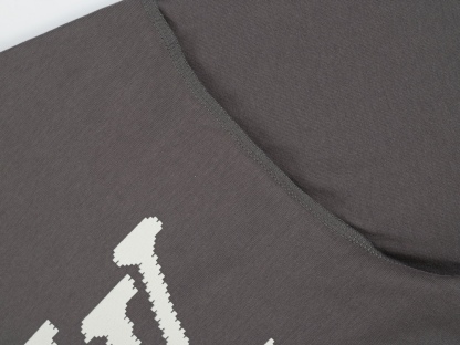 . Large Letter Logo Couple Short Sleeve T-shirt-Luxeon