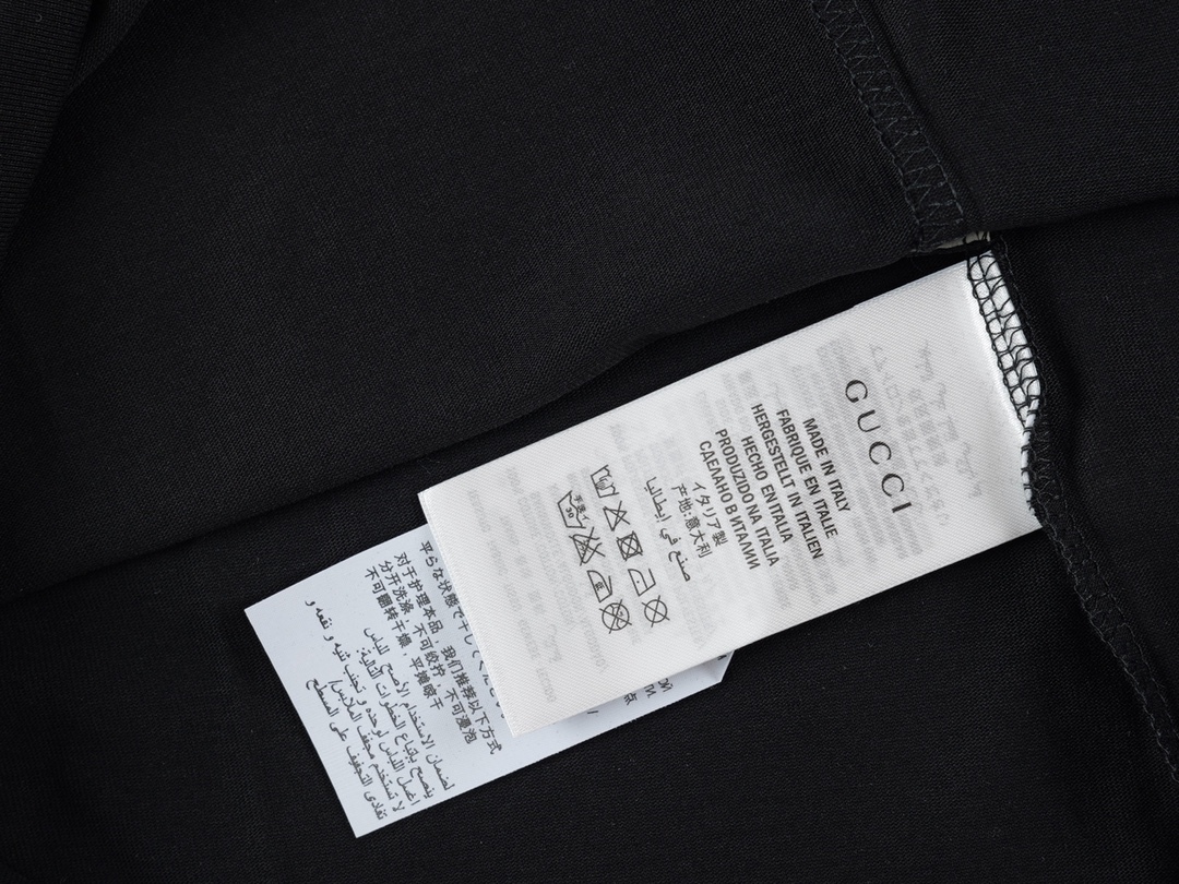 G style Blue Double G Embroidered Unisex Short Sleeve T-shirt-Luxeon