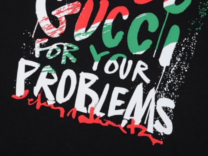 G style Red Green Letter Unisex Short Sleeve T-shirt-Luxeon