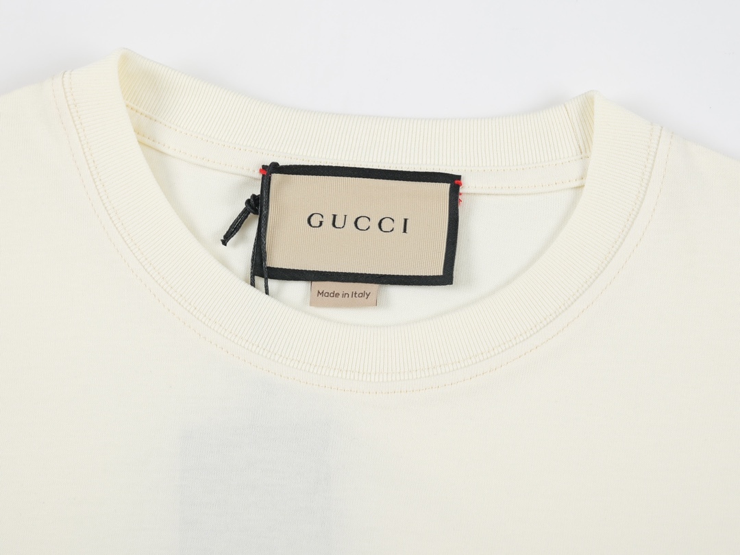 G style Red Green Letter Unisex Short Sleeve T-shirt-Luxeon