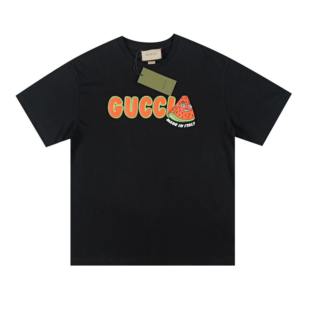 G style Letter Unisex Short Sleeve T-shirt-Luxeon