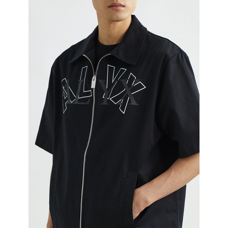 ALYX Pocket Zipper Oversize Cardigan Short Sleeve Shirt-Luxeon