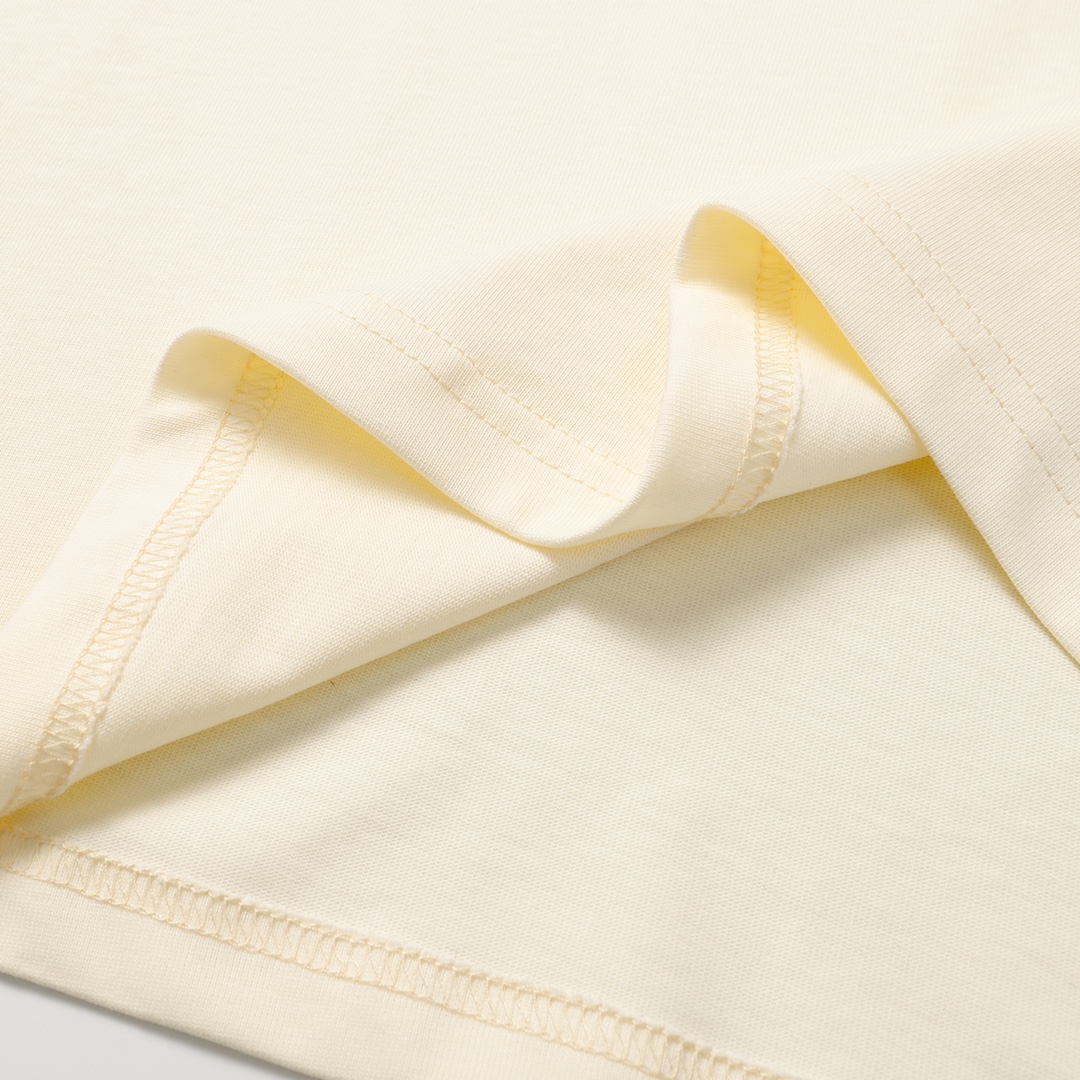 G style Double G Embroidery Logo Short Sleeve T-shirt-Luxeon