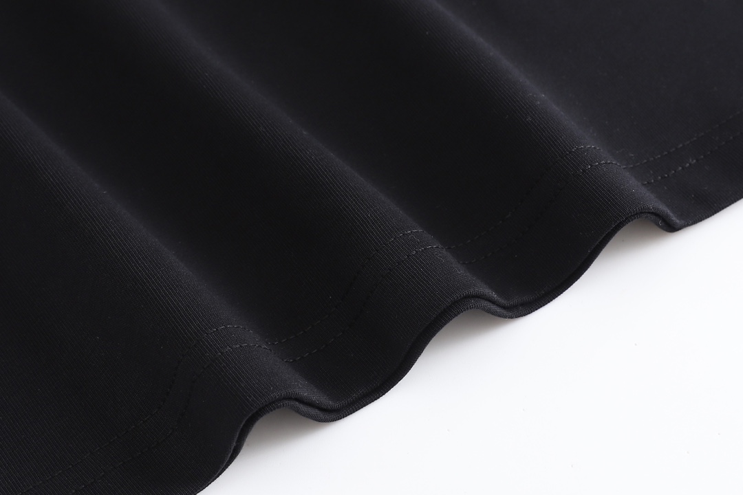 G style Classic Gold Thread Embroidered Jacquard Short Sleeve T-shirt-Luxeon