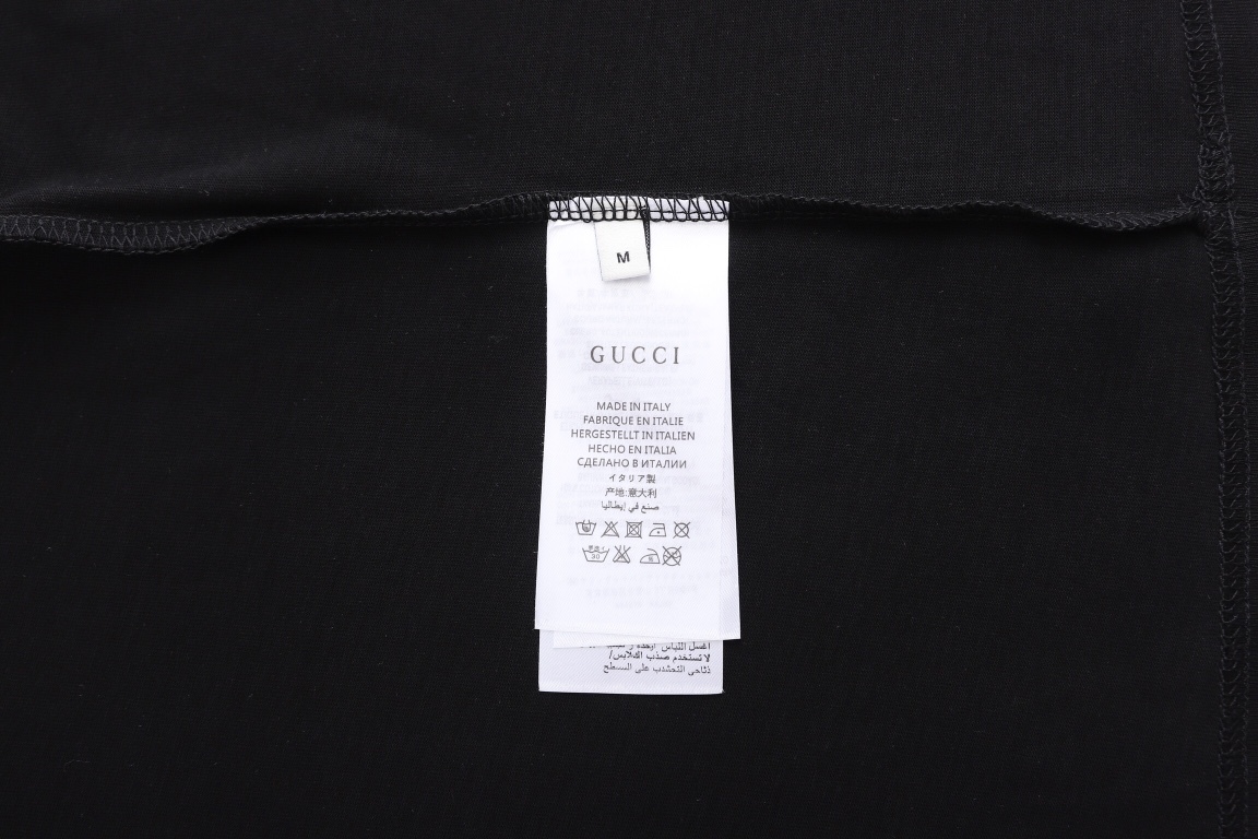 G style Classic Gold Thread Embroidered Jacquard Short Sleeve T-shirt-Luxeon