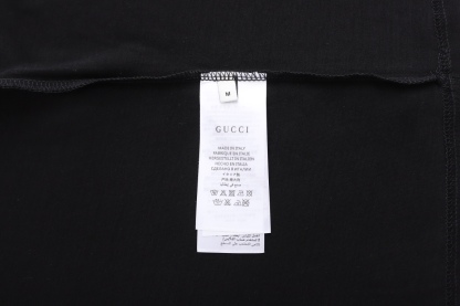 G style Classic Gold Thread Embroidered Jacquard Short Sleeve T-shirt-Luxeon