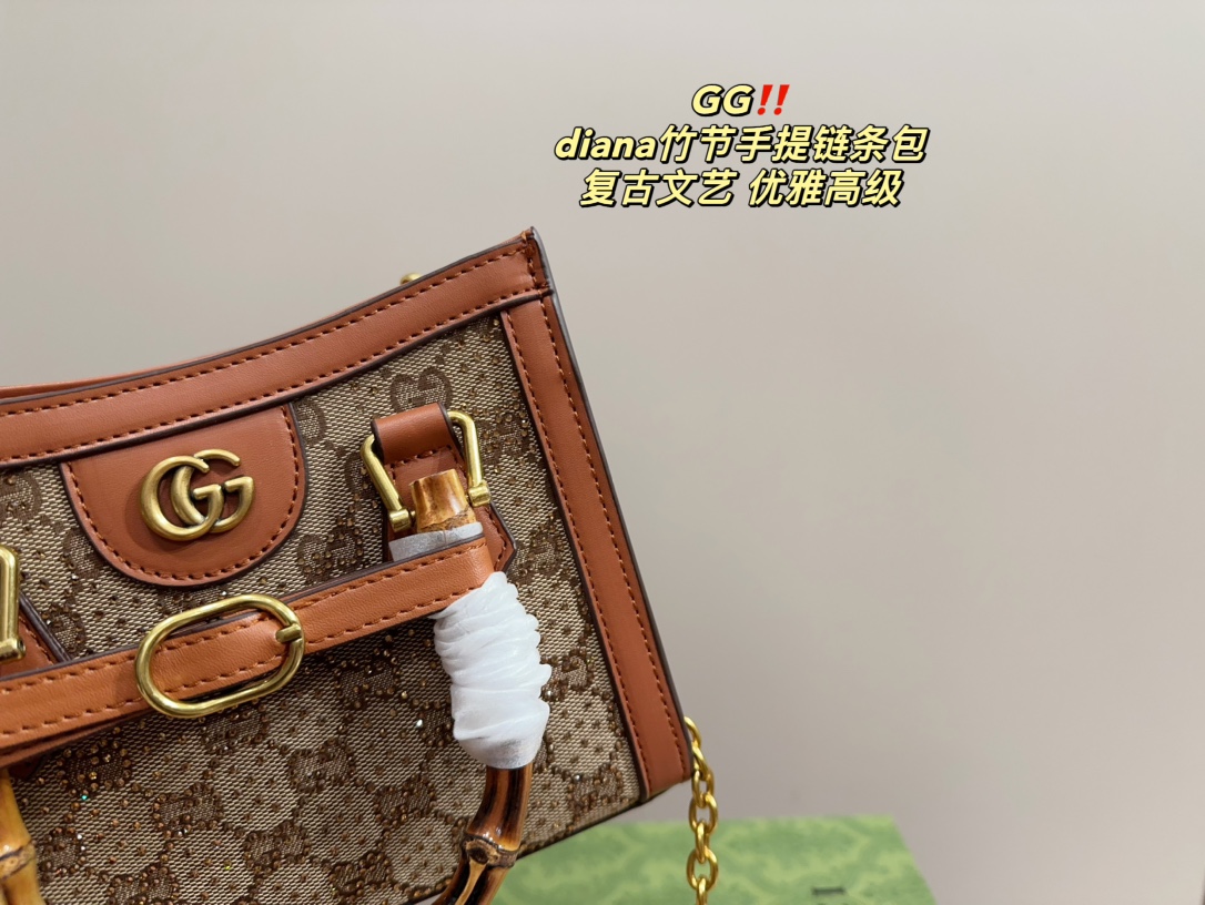 G style diana bamboo hand chain bag
