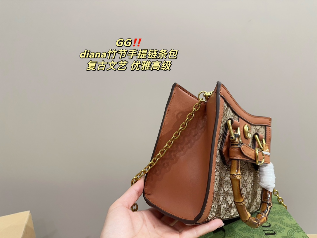 G style diana bamboo hand chain bag