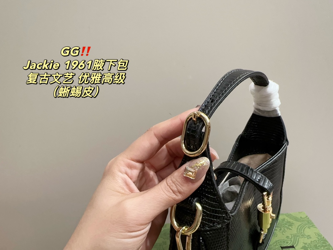 G style Jackie1961 armpit bag (lizard pattern)